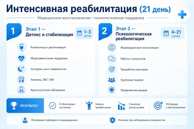 Реабилитация за 21 день в Десногорске